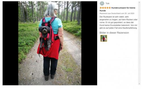 Bewertungen Hunderucksack Dog Carrier