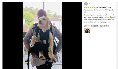 Bewertungen Hunderucksack Dog Carrier